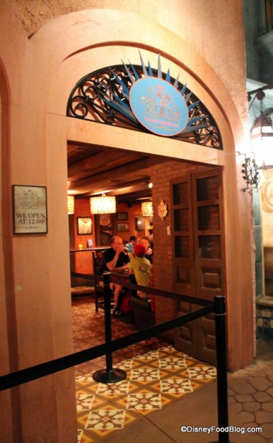 La Cava del Tequila entrance inside the Mexico Pavilion
