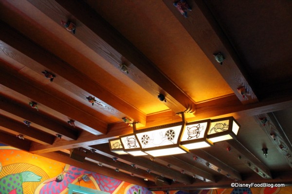 Creatures on the ceiling