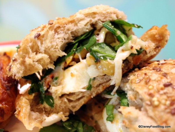 Breakfast Croissant cross-section