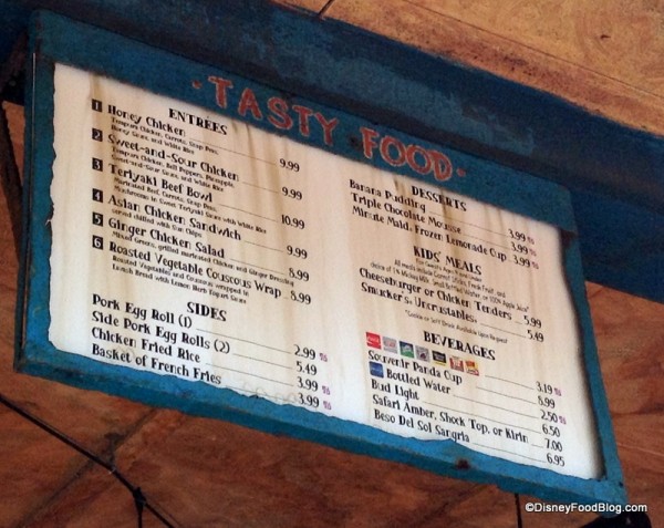 Local Foods Cafe menu