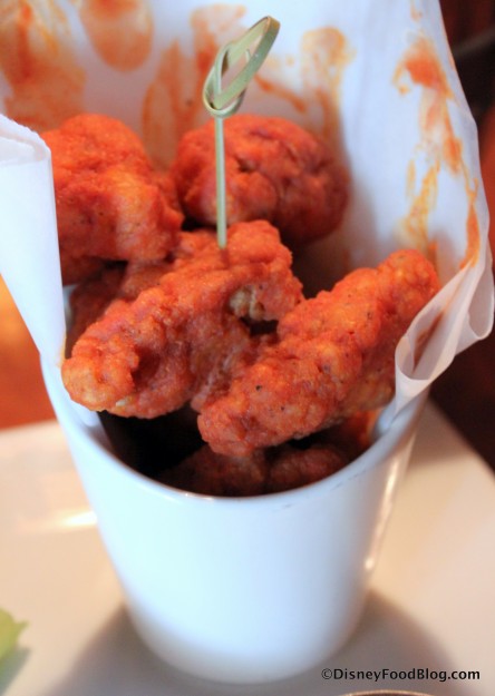 Boneless Buffalo Chicken Wings -- Up Close