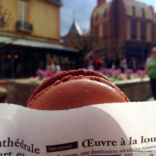 Chocolate Macaron Ice Cream Sandwich
