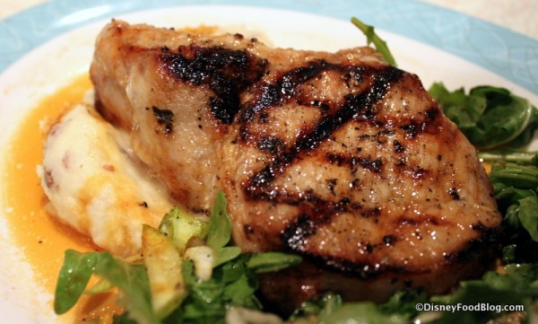 Dad's Grilled Pork Chop -- Up Close