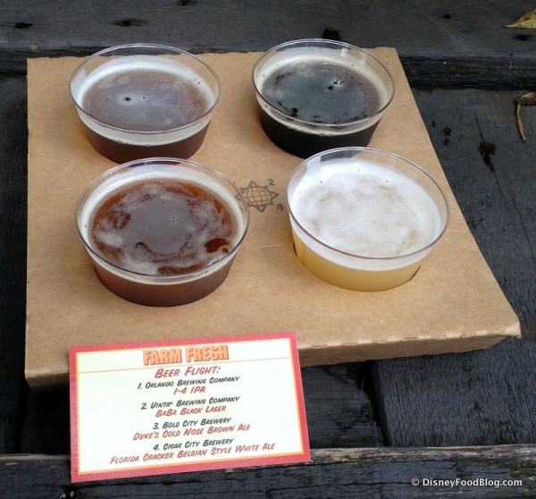 Farm Fresh Beer Flight