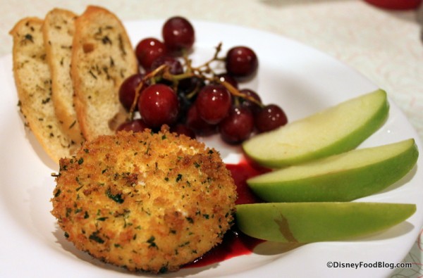 Fried Herb and Garlic Cheese