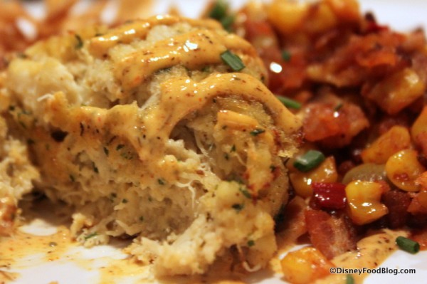 Grandpa's Crab Cake -- Inside