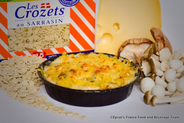 Gratin de crozet de savoie