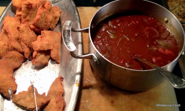 Pork Schnitzel and Zesty Paprika Sauce