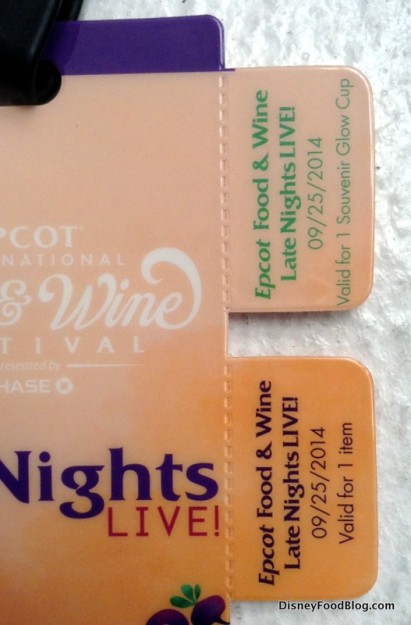 Coupons attached to lanyard