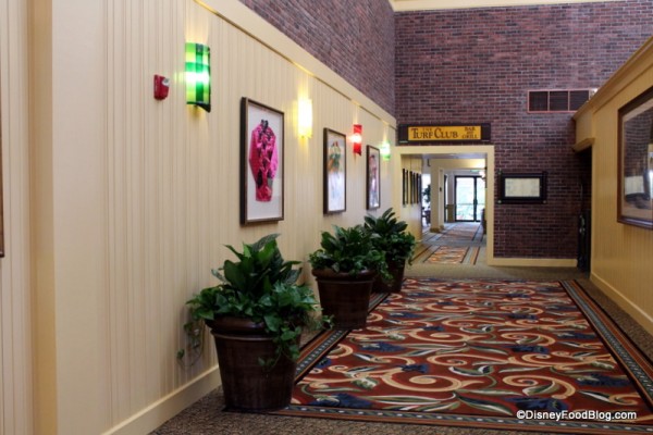 Heading towards the Turf Club Bar and Grill