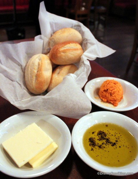 Bread with Butters and Olive Oil