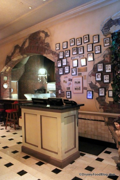 Podium and Entrance from the Waiting Area