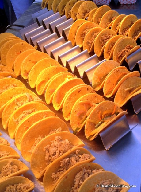 Tacos -- Pork, Vegetable, and Beef