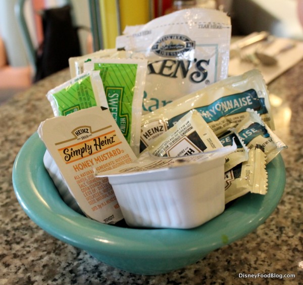 Condiments on the side