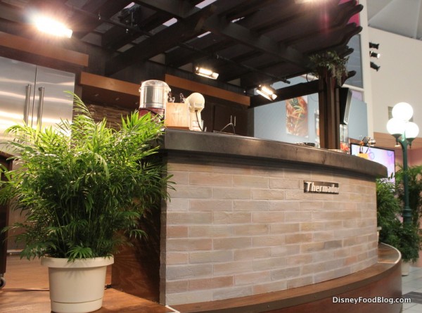 Food and Wine Festival demonstration kitchen