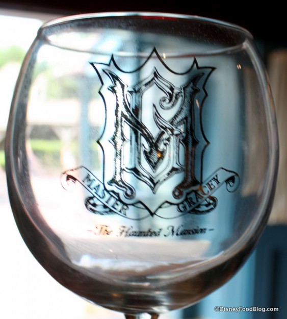 Stemmed glass close-up