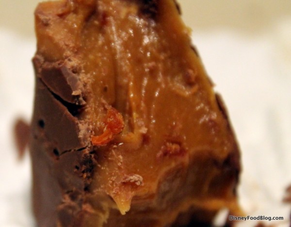 Bacon pieces in the Caramel Bacon Square