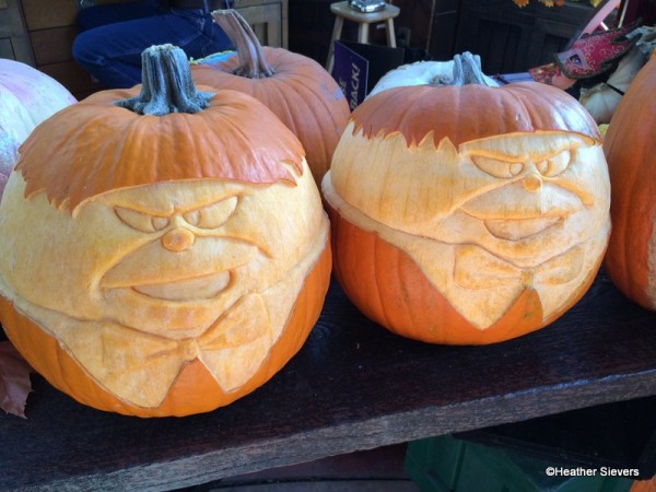 Tweedle Dee and Tweedle Dum Pumpkins