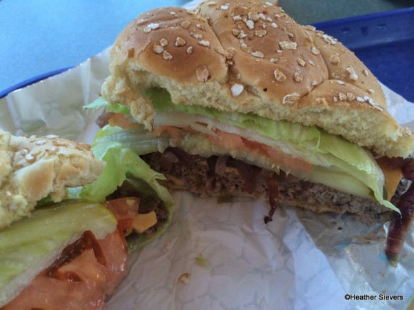 Monster U Burger Close Up