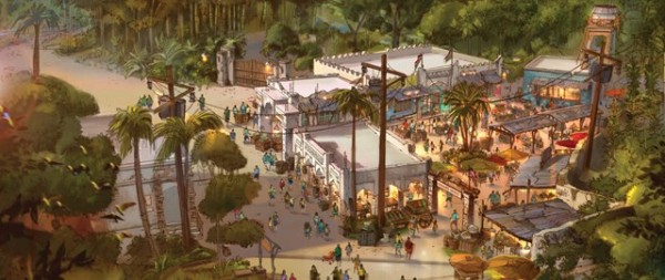 Africa Marketplace Concept Art, Courtesy WDWMagic.com