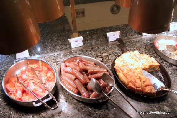 Bacon, Sausage, and Bread Pudding