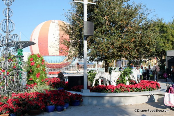 View of Characters in Flight Balloon 