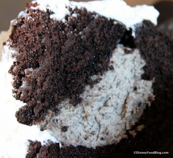 Mickey Oreo Cupcake -- Inside