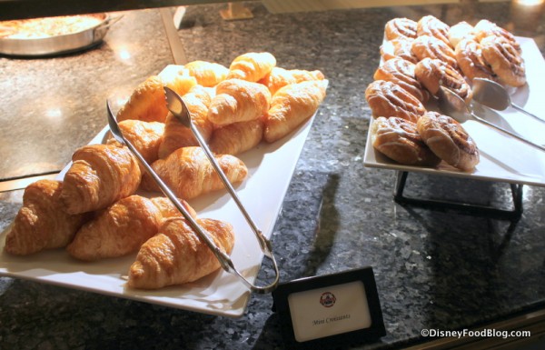 Mini Croissants and Danish