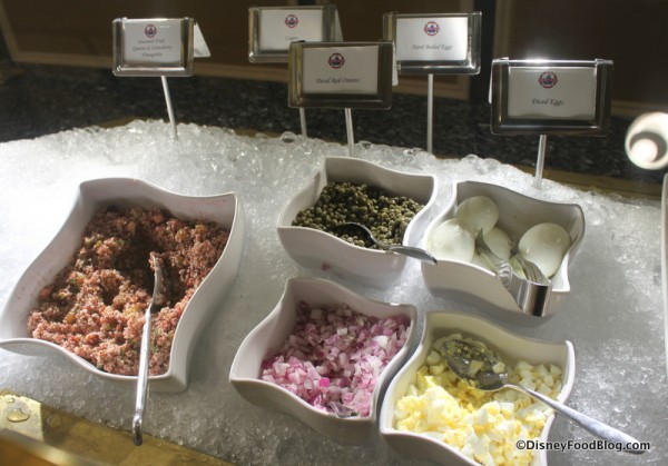 Strawberry Quinoa Salad, Onion, Capers, Whole and Chopped Hard-Boiled Eggs