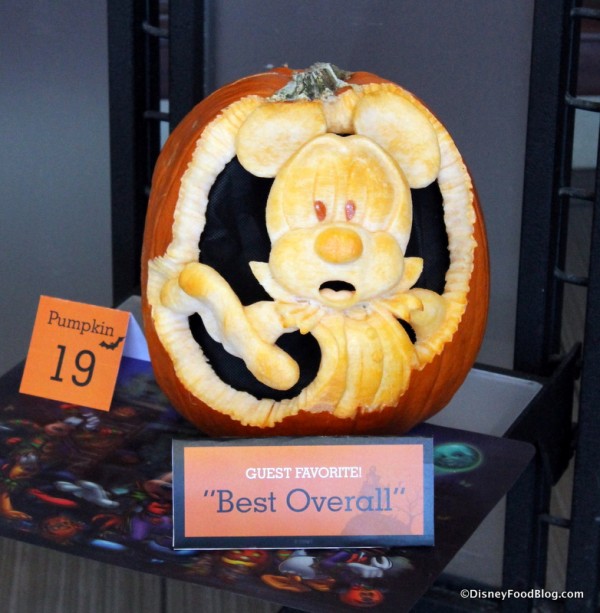 Halloween Mickey pumpkin