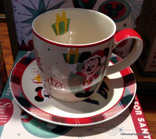 Milk and Cookies plate and mug set