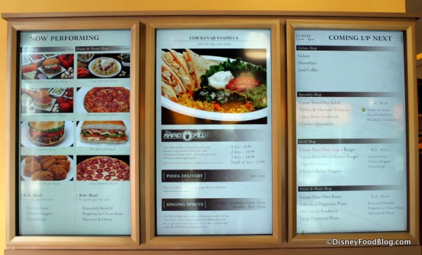 "Now Performing" Marquee