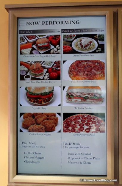 Grill Shop & Pizza and Pasta Shop featured items