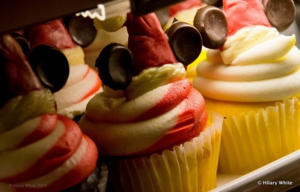 Holiday Santa Mickey Cupcakes at Walt Disney World