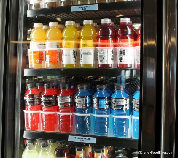 Vitamin Water and Powerade