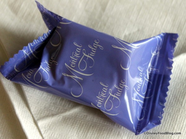 Montreal Fudge -- in the Wrapper