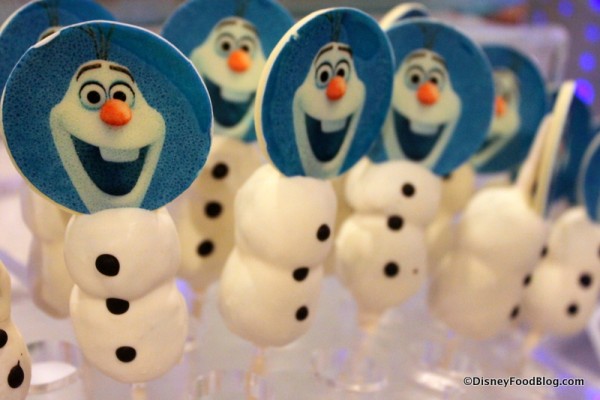 Olaf Carrot and Chocolate Cake Pop