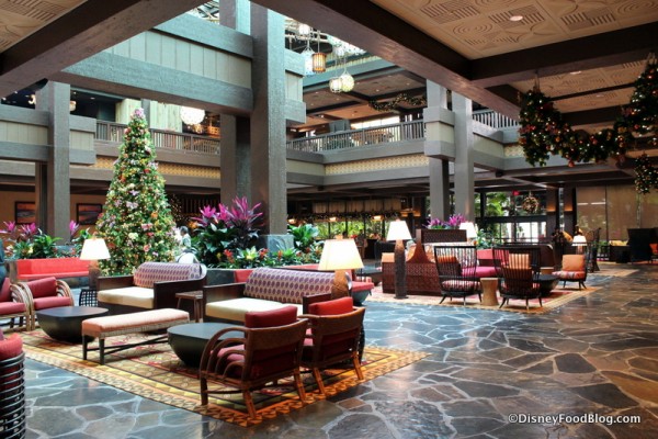 Polynesian Village Resort lobby
