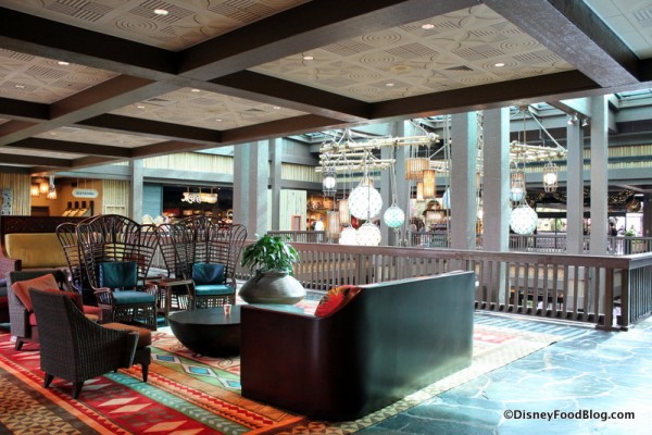 Seating area near the Tambu Lounge