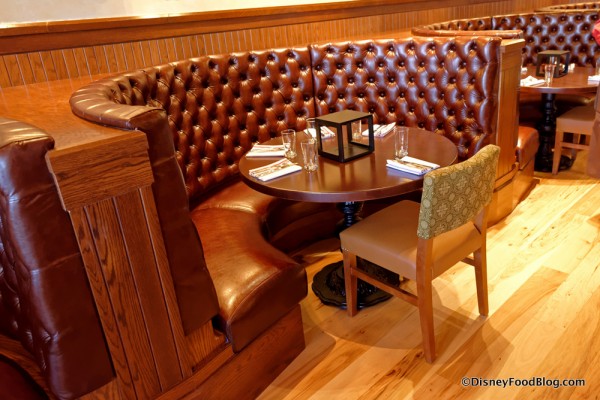 Round Banquette in the Salotto