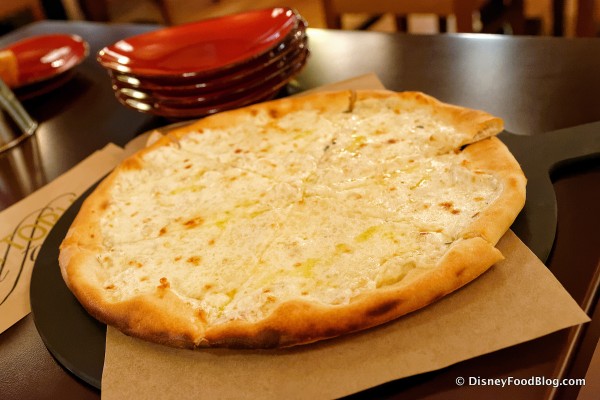 Truffle Cream Pizza -- Up Close