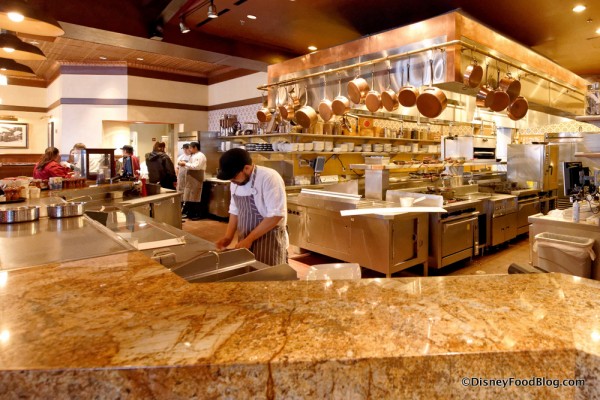 Wide Shot of the Trattoria Kitchen
