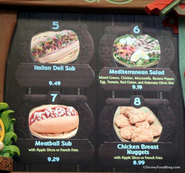 Pinocchio's Village Haus menu