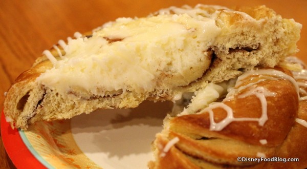 Cheese Danish cross section