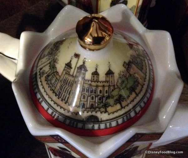 Tower of London teapot lid