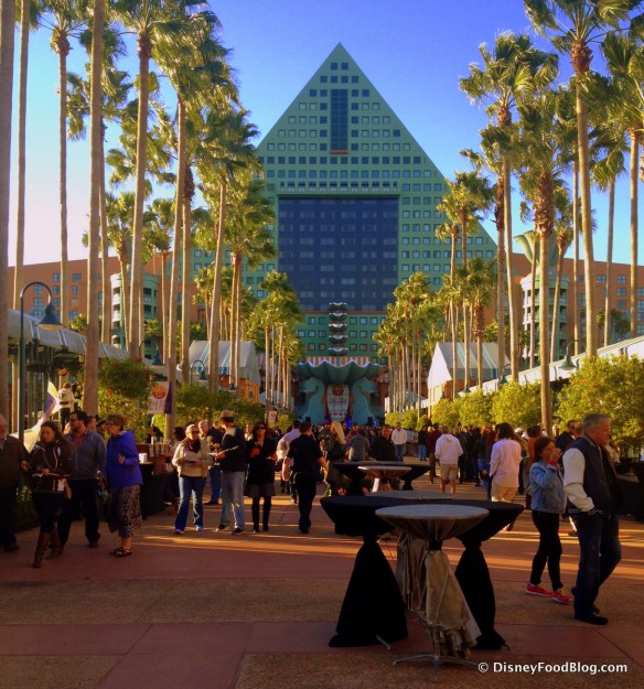 The Causeway on a Beautiful Fall Evening During the 2014 Swan and Dolphin Food and Wine Classic!