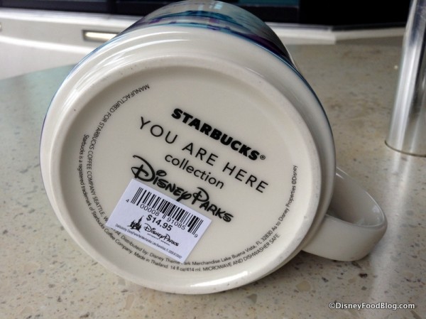 Bottom of Epcot mug