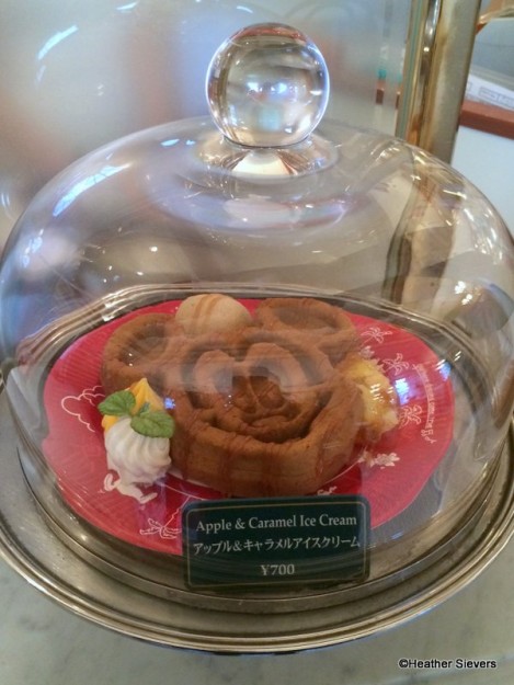 Plastic Display of the Seasonal Mickey Waffle