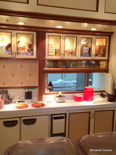 Waffle Preparation Area