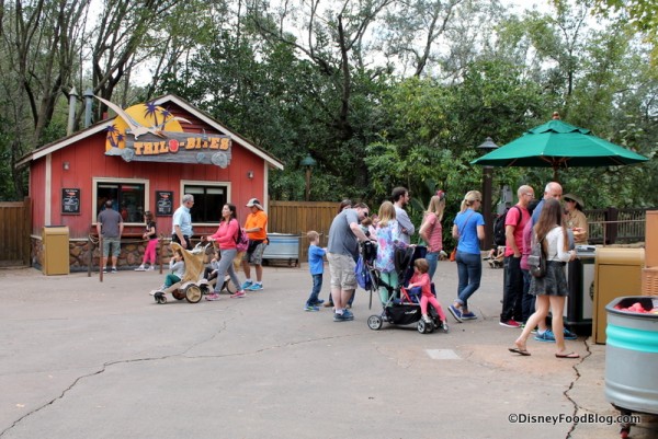 Cart near Trilo-Bites on the right